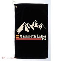 Retro Mammoth Lakes California Ca Mountain Ski Golf Towel thumb 0
