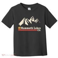 Retro Mammoth Lakes California Ca Mountain Ski Toddler T-Shirt thumb 0