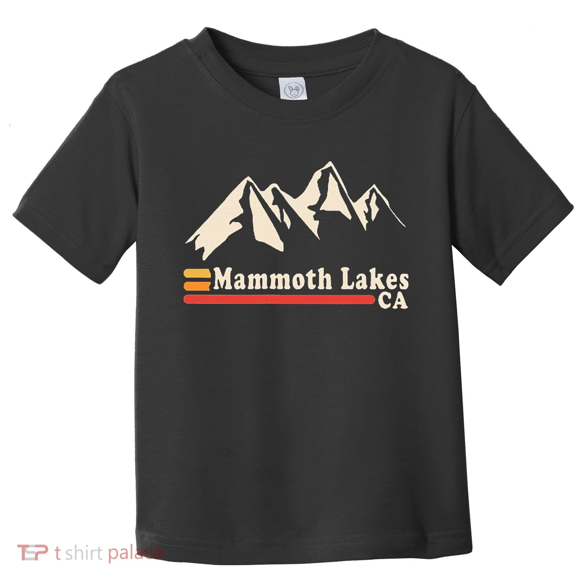 Retro Mammoth Lakes California Ca Mountain Ski Toddler T-Shirt