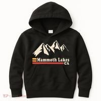 Retro Mammoth Lakes California Ca Mountain Ski Kids Hoodie thumb 0