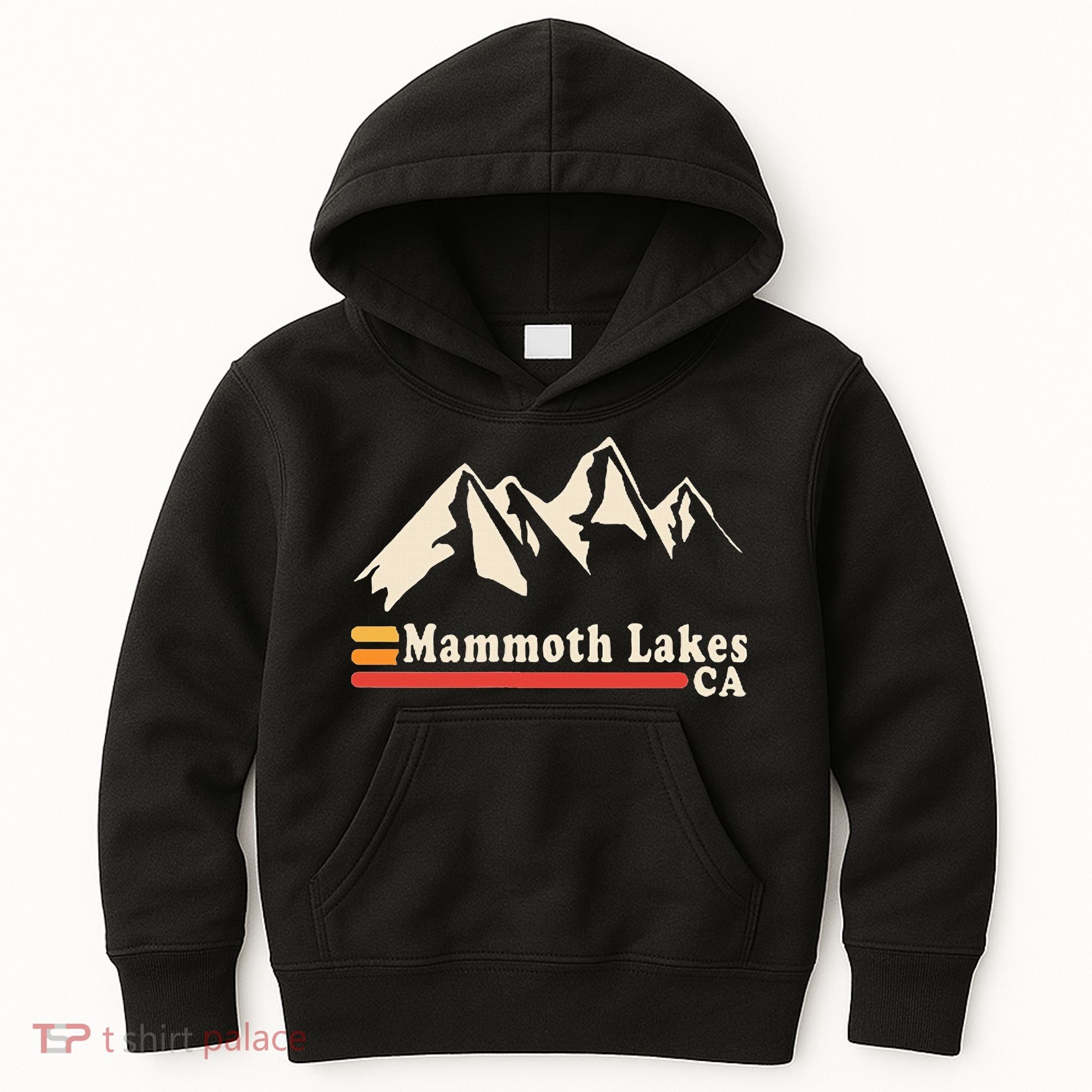 Retro Mammoth Lakes California Ca Mountain Ski Kids Hoodie