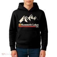 Retro Mammoth Lakes California Ca Mountain Ski Kids Hoodie thumb 4
