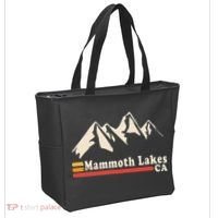 Retro Mammoth Lakes California Ca Mountain Ski Tote Bag thumb 2