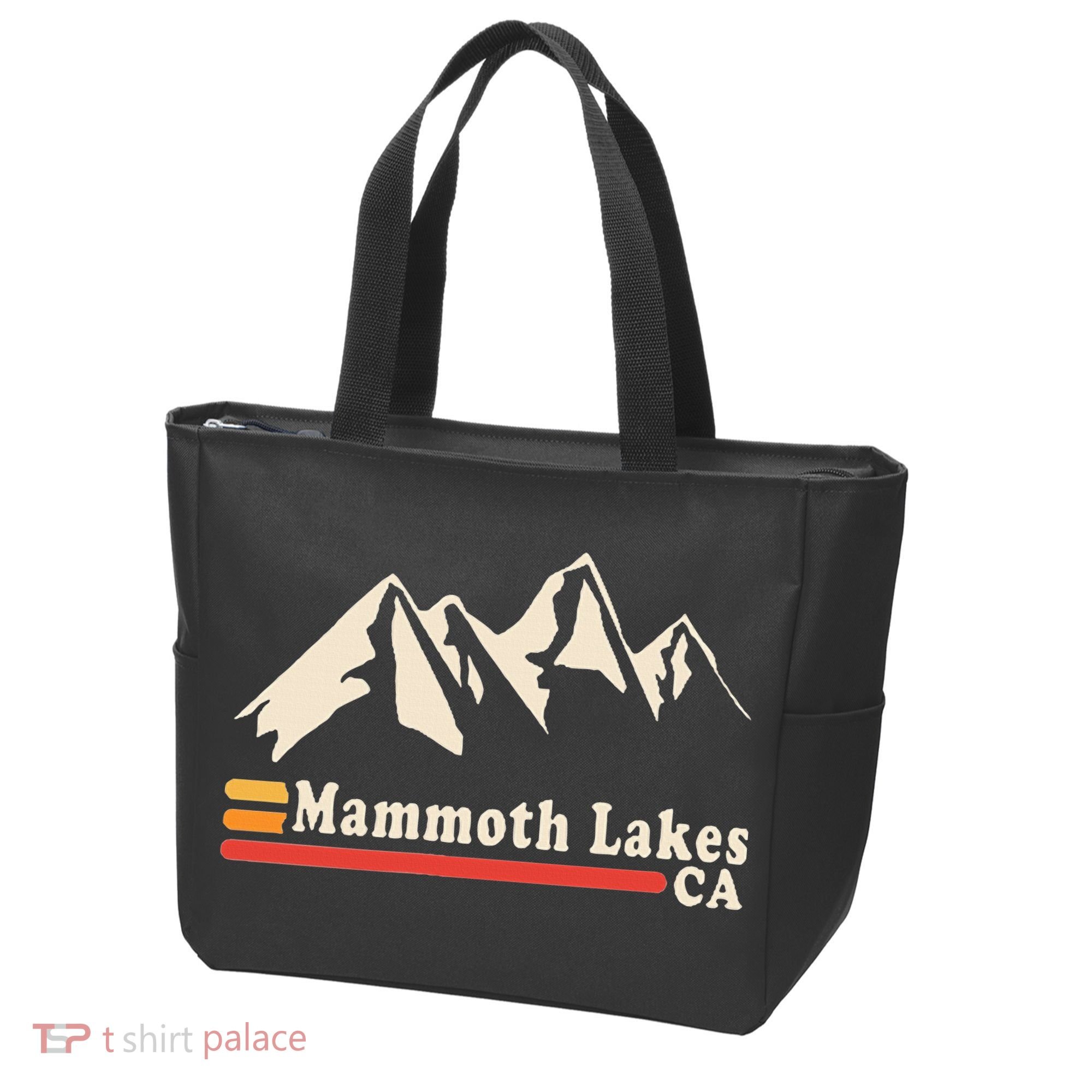 Retro Mammoth Lakes California Ca Mountain Ski Tote Bag