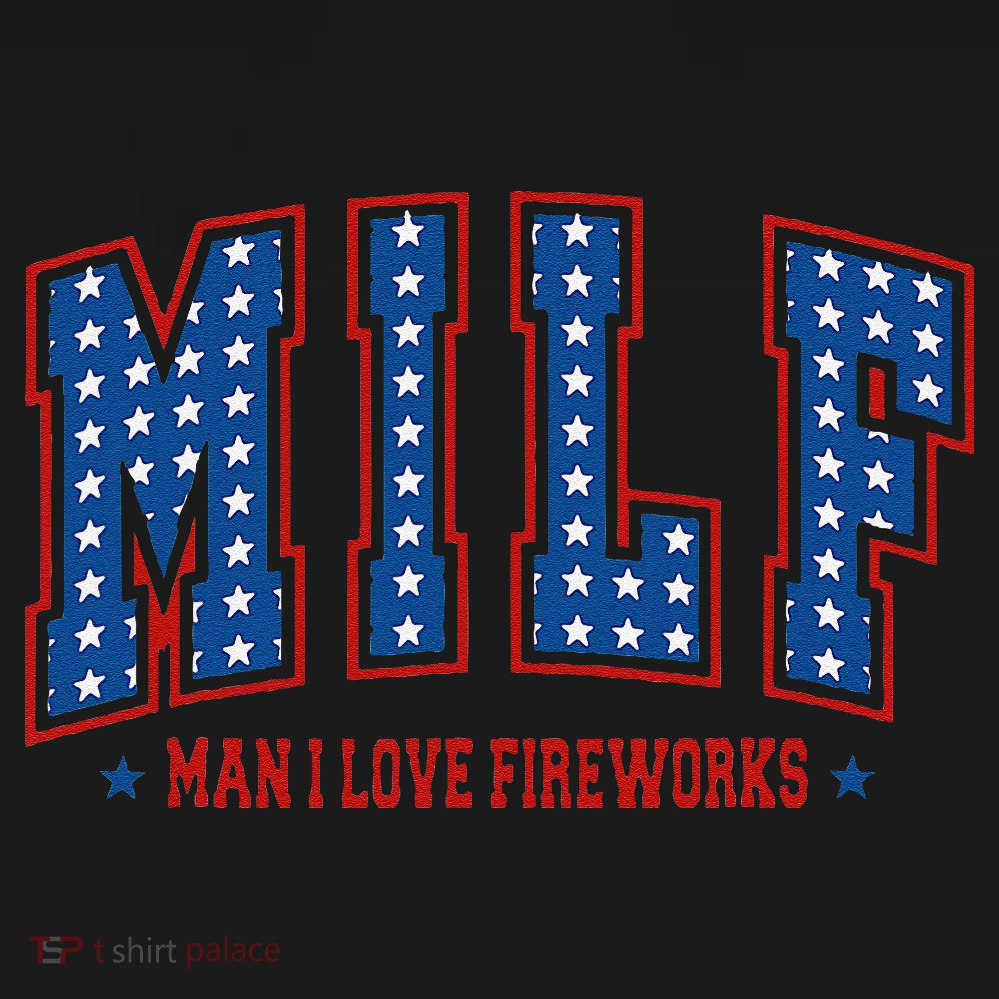 Retro Milf Man I Love Fireworks Funny American 4th Of July Women's Tank Top