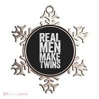 Real Men Make Twins Father's Day Shirt Ornament thumb 0