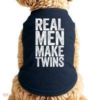 Real Men Make Twins Father's Day Shirt Doggie Tank thumb 0