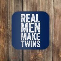 Real Men Make Twins Father's Day Shirt Coaster thumb 0