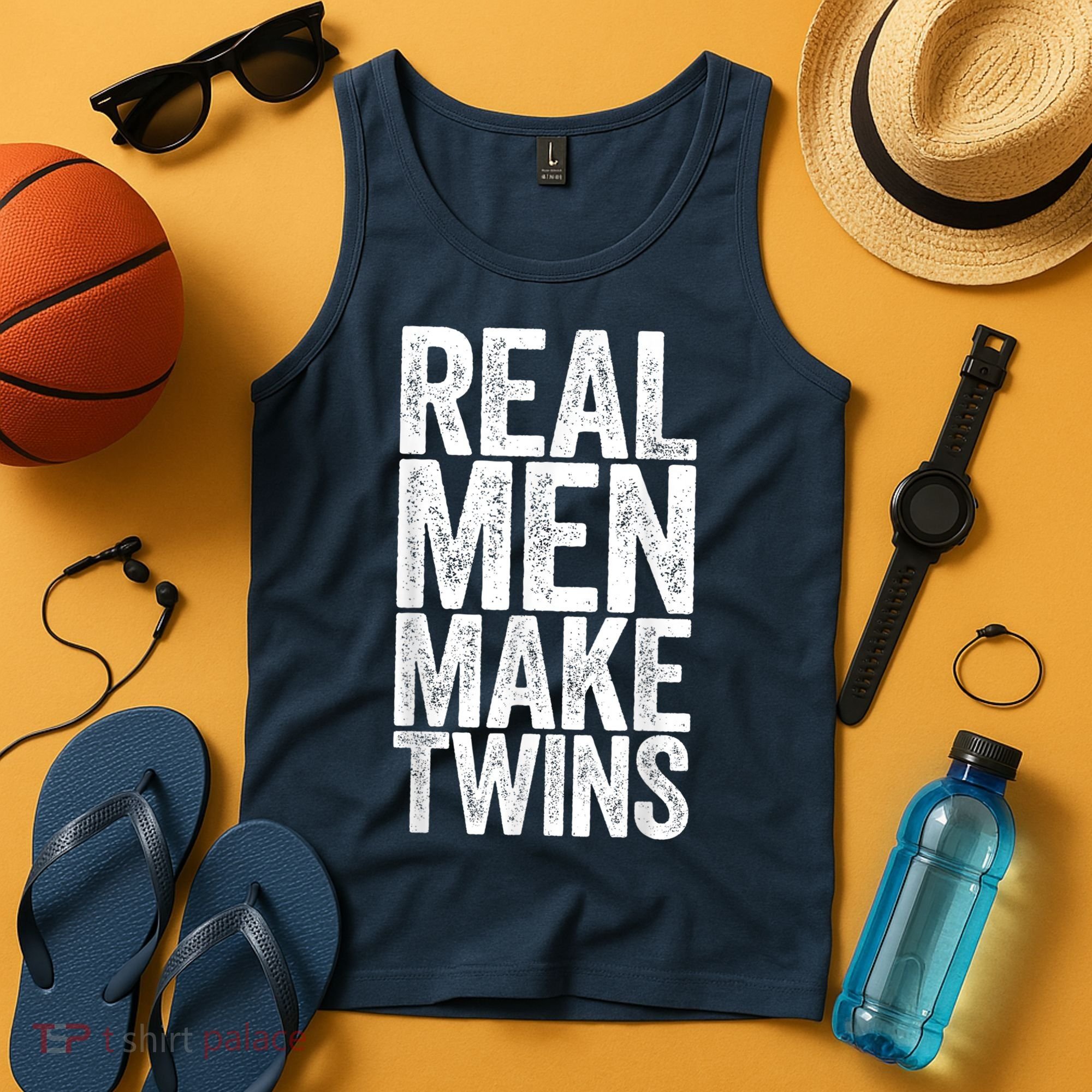 Real Men Make Twins Father's Day Shirt Tank Top