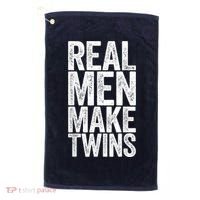 Real Men Make Twins Father's Day Shirt Golf Towel thumb 0