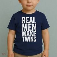 Real Men Make Twins Father's Day Shirt Toddler T-Shirt thumb 2