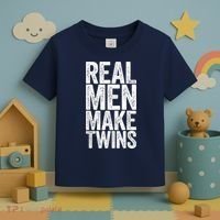 Real Men Make Twins Father's Day Shirt Toddler T-Shirt thumb 3