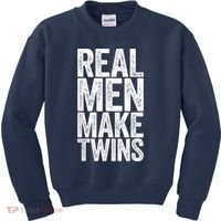 Real Men Make Twins Father's Day Shirt Kids Sweatshirt thumb 0