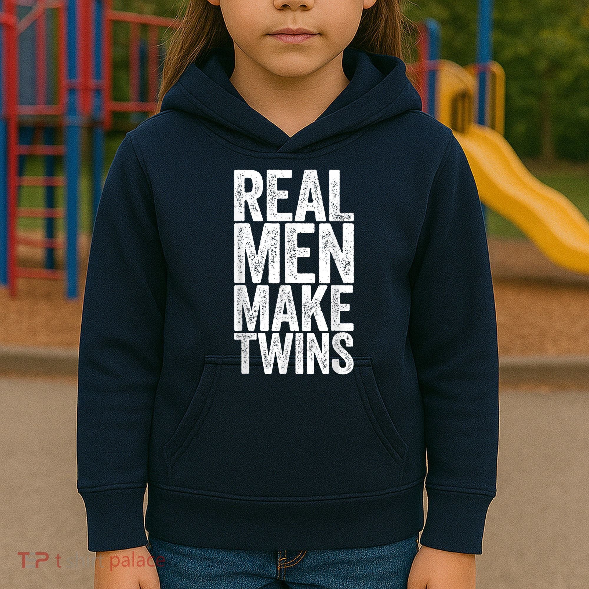 Real Men Make Twins Father's Day Shirt Kids Hoodie