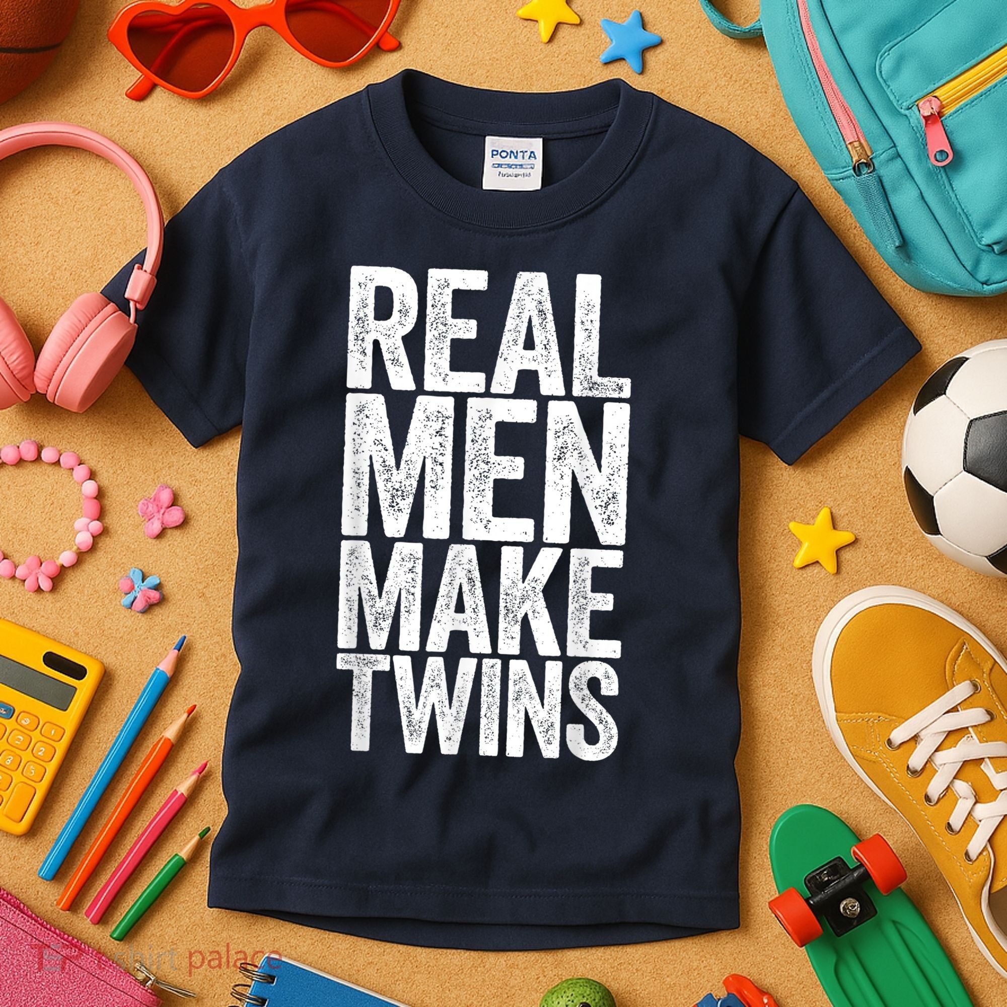 Real Men Make Twins Father's Day Shirt Kids T-Shirt