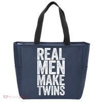 Real Men Make Twins Father's Day Shirt Tote Bag thumb 0