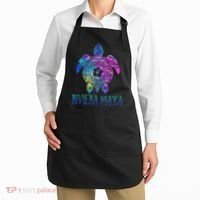 Riviera Maya Mexico Tie Dye Sea Turtle Vacation  Apron thumb 2
