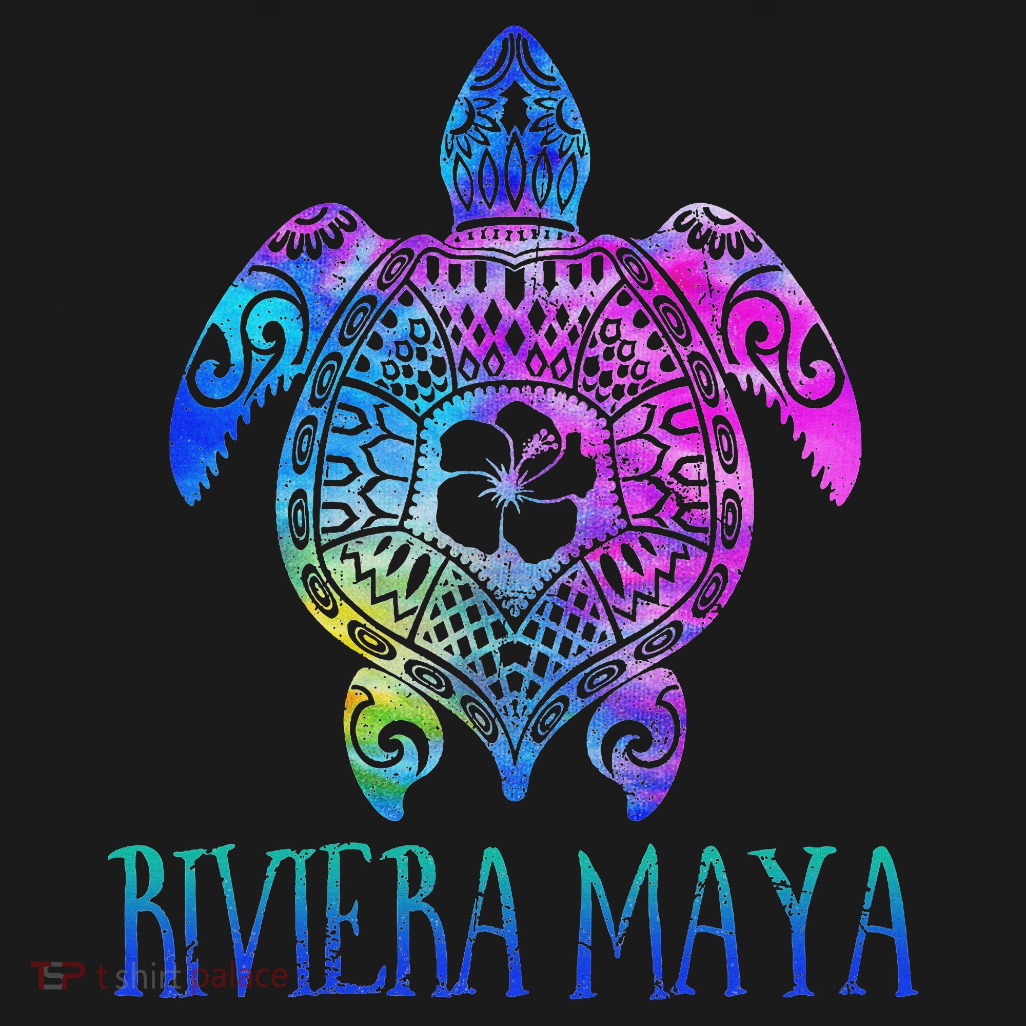 Riviera Maya Mexico Tie Dye Sea Turtle Vacation  Sweatshirt