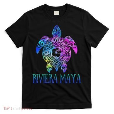 Riviera Maya Mexico Tie Dye Sea Turtle Vacation  T-Shirt