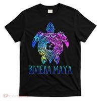 Riviera Maya Mexico Tie Dye Sea Turtle Vacation  T-Shirt thumb 0