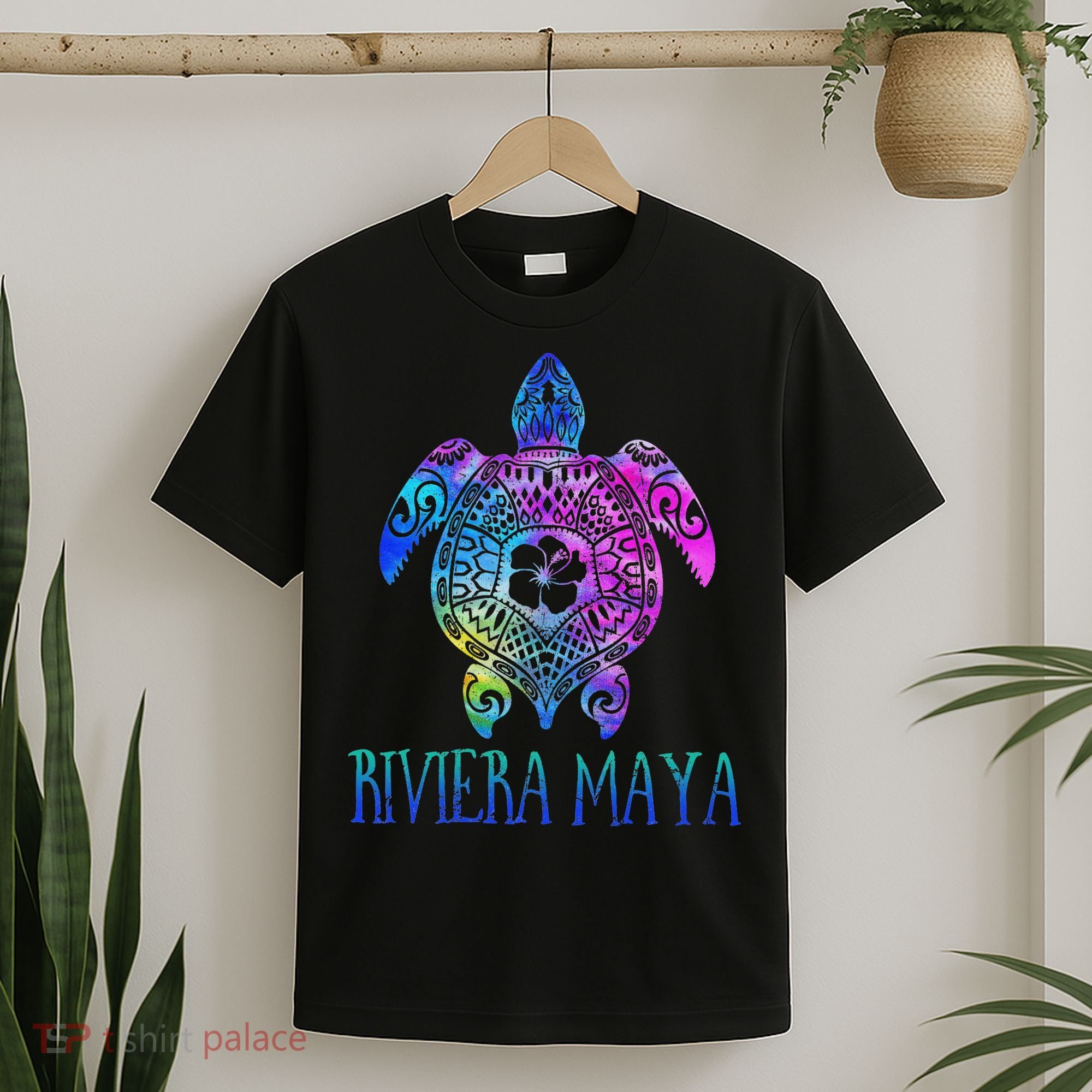 Riviera Maya Mexico Tie Dye Sea Turtle Vacation  T-Shirt