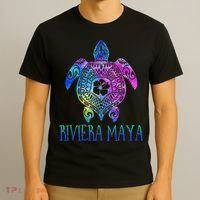 Riviera Maya Mexico Tie Dye Sea Turtle Vacation  T-Shirt thumb 3