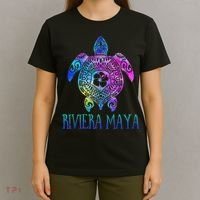 Riviera Maya Mexico Tie Dye Sea Turtle Vacation  T-Shirt thumb 4