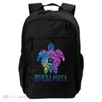 Riviera Maya Mexico Tie Dye Sea Turtle Vacation  Backpack thumb 0