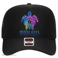 Riviera Maya Mexico Tie Dye Sea Turtle Vacation  Hat thumb 0
