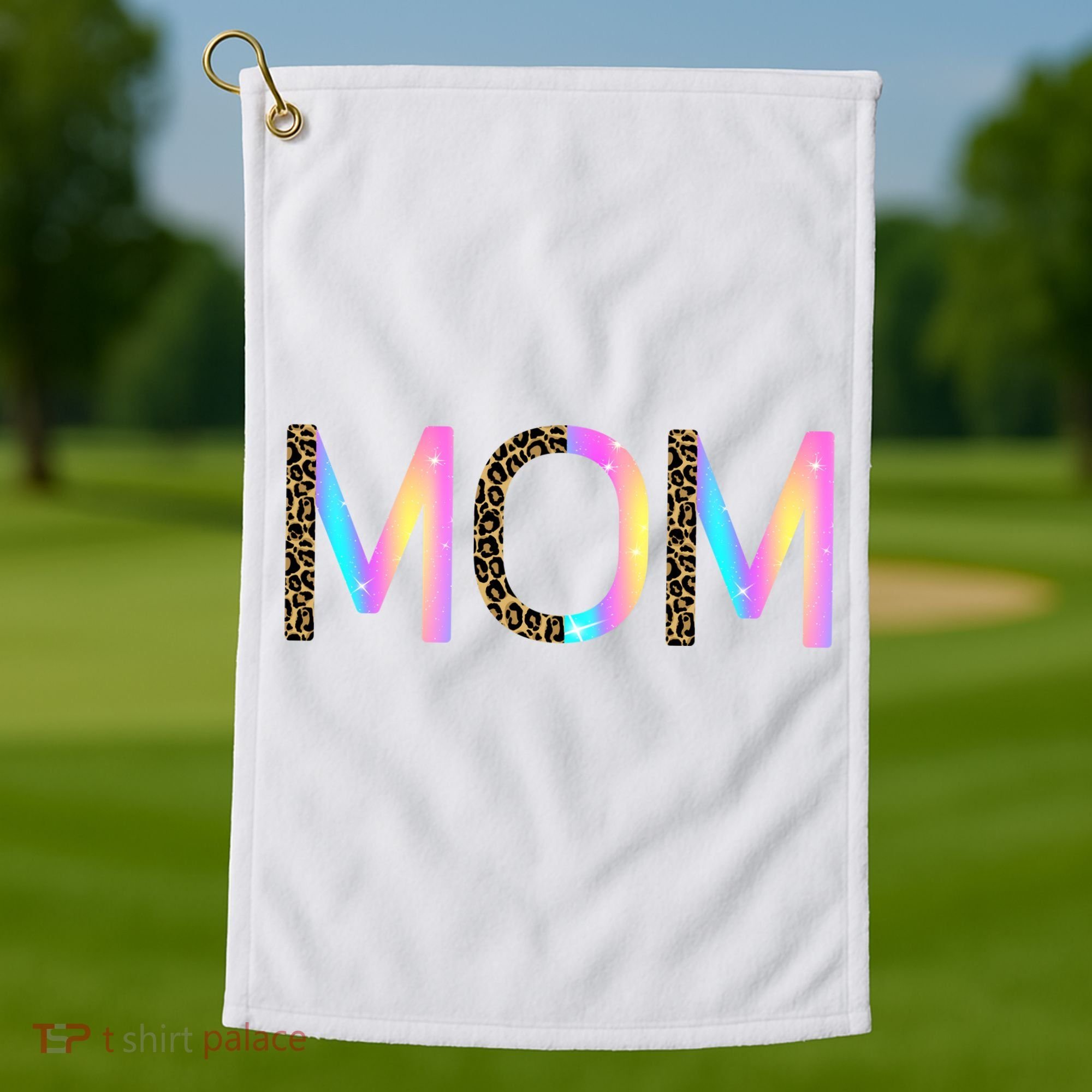 Retro Mom Mother's Day Golf Towel