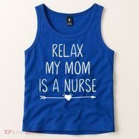 Relax My Mom Is A Nurse Practitioner Gift Tank Top thumb 2