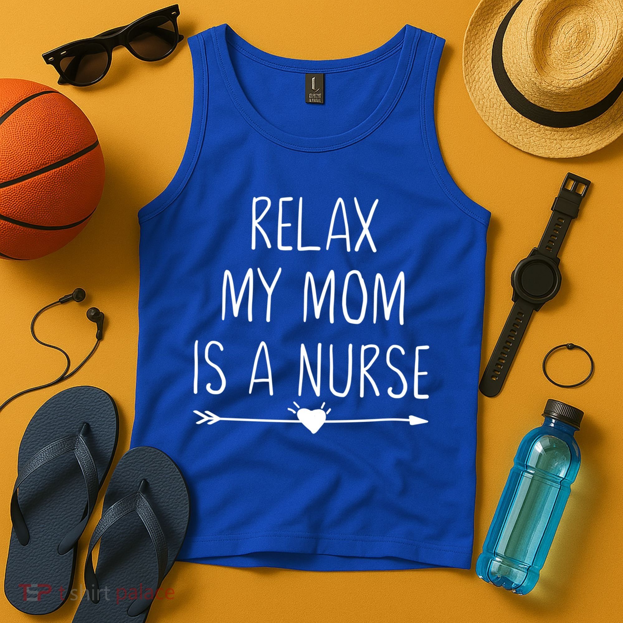 Relax My Mom Is A Nurse Practitioner Gift Tank Top