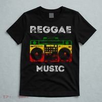 Reggae Music Musicbox Boombox Rastafari Roots Rasta Reggae  T-Shirt thumb 5