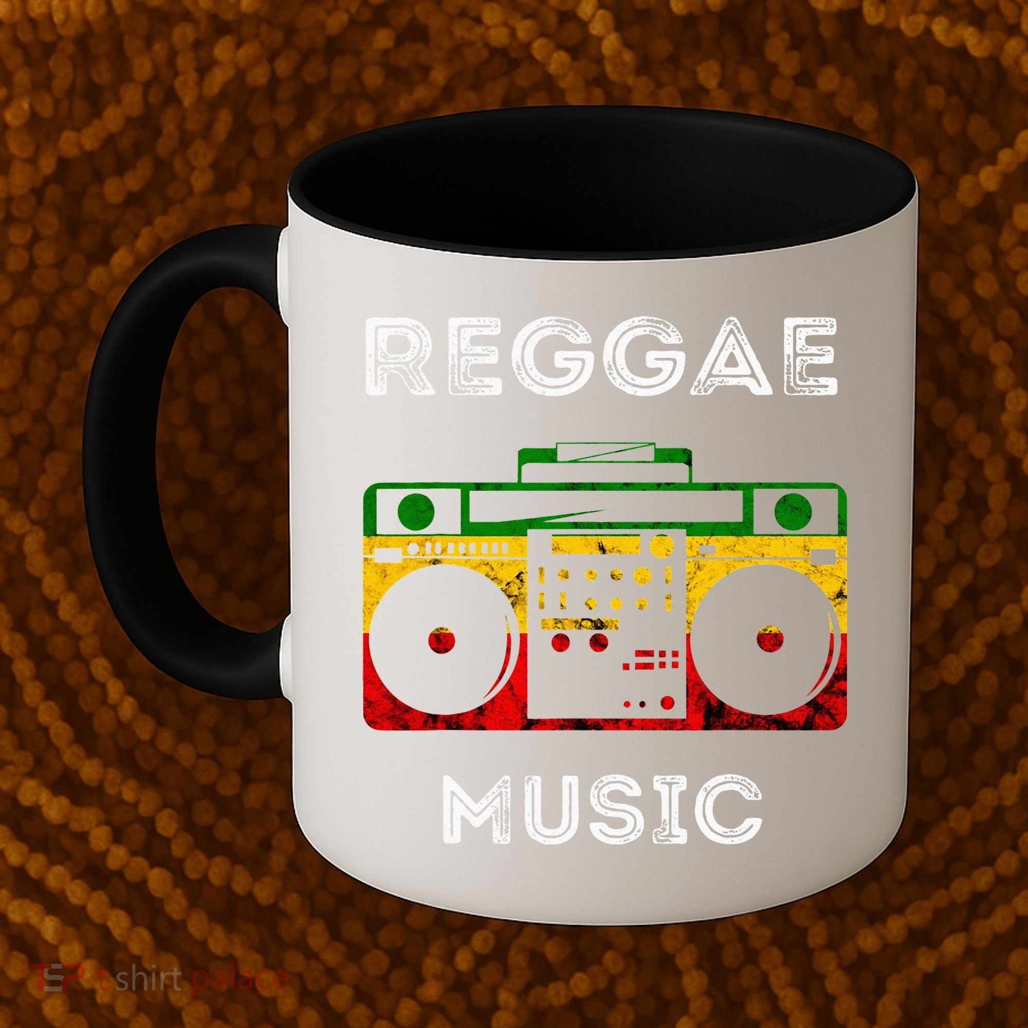Reggae Music Musicbox Boombox Rastafari Roots Rasta Reggae  Coffee Mug