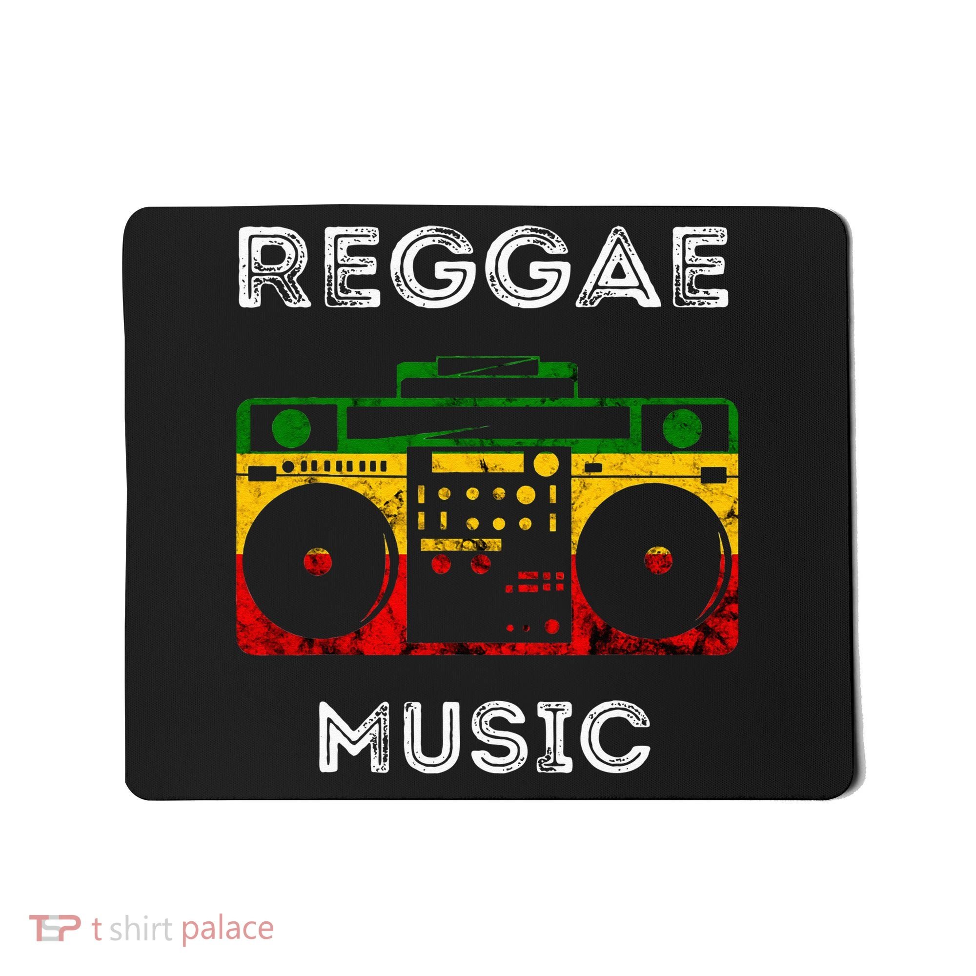 Reggae Music Musicbox Boombox Rastafari Roots Rasta Reggae  Mousepad