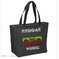 Reggae Music Musicbox Boombox Rastafari Roots Rasta Reggae  Tote Bag thumb 2