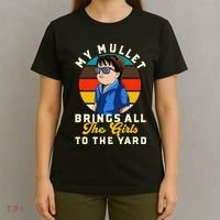 Redneck My Mullet Brings All The To The Yard T-Shirt thumb 4