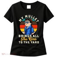 Redneck My Mullet Brings All The To The Yard Women's T-Shirt thumb 0