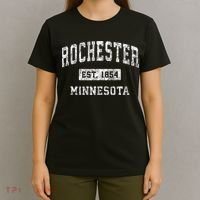 Rochester Minnesota Mn Vintage Established Sports T-Shirt thumb 4