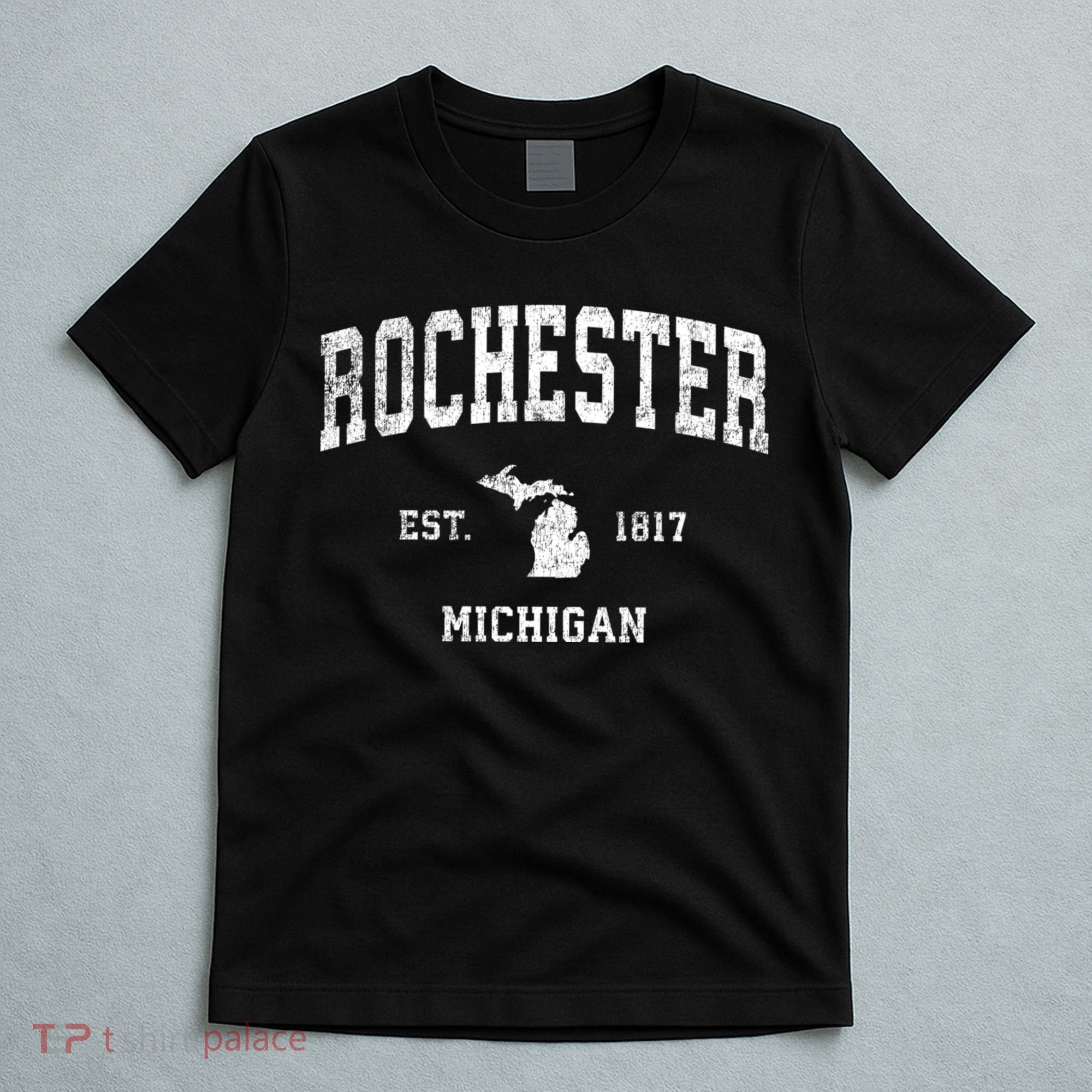 Rochester Michigan Mi Vintage Sports T-Shirt