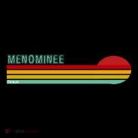 Retro Menominee Michigan Women's Hoodie thumb 2