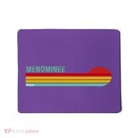 Retro Menominee Michigan Mousepad thumb 0