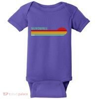 Retro Menominee Michigan Baby Bodysuit thumb 0