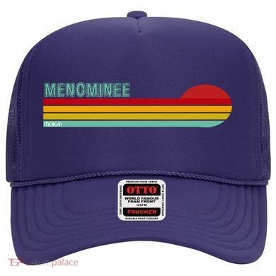 Retro Menominee Michigan Hat