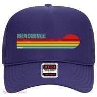 Retro Menominee Michigan Hat thumb 0