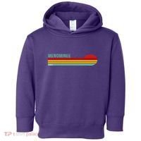 Retro Menominee Michigan Toddler Hoodie thumb 0