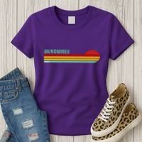 Retro Menominee Michigan Women's T-Shirt thumb 3