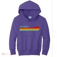 Retro Menominee Michigan Kids Hoodie thumb 0