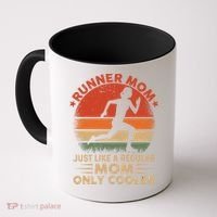 Runner Mom Marathon Race Track And Field Mothers Day Gift Coffee Mug thumb 0