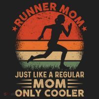 Runner Mom Marathon Race Track And Field Mothers Day Gift Beanie thumb 2